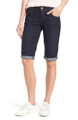 Wit & Wisdom 'Ab'Solution Denim Bermuda Shorts in Indigo