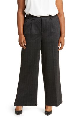 Wit & Wisdom 'Ab'Solution High Waist Crop Pants in Charcoal Multi