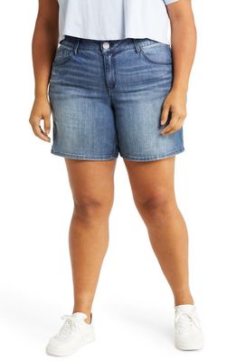 Wit & Wisdom 'Ab'Solution High Waist Denim Shorts in Blue Artis