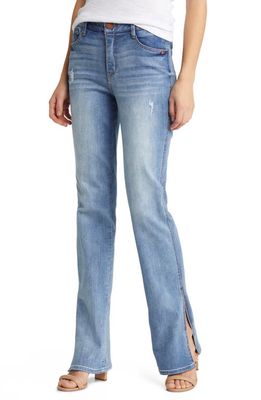 Wit & Wisdom 'Ab'Solution High Waist Flare Jeans in Light Blue Vintage