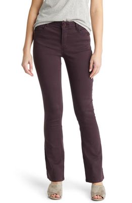 Wit & Wisdom 'Ab'Solution High Waist Itty Bitty Bootcut Jeans in Mb-Malbec