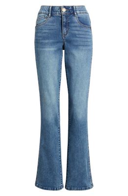 Wit & Wisdom 'Ab'Solution High Waist Itty Bitty Bootcut Jeans in Mid Blue