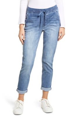 Wit & Wisdom 'Ab'Solution Leisure Pull-On Roll Cuff Jeans in Light Blue