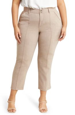 Wit & Wisdom 'Ab'Solution Skyrise Ankle Straight Leg Pants in Warm Linen