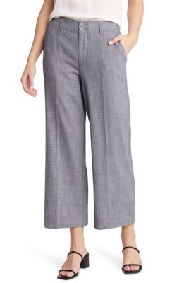 Wit & Wisdom 'Ab'Solution Skyrise Ankle Wide Leg Pants in Indigo