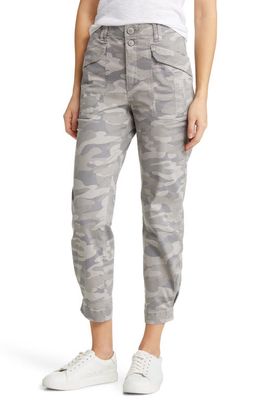 Wit & Wisdom 'Ab'Solution Skyrise Camo Print Utility Pants in Sand