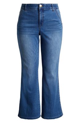 Wit & Wisdom 'Ab'Solution Skyrise High Waist Bootcut Jeans in Mid Blue