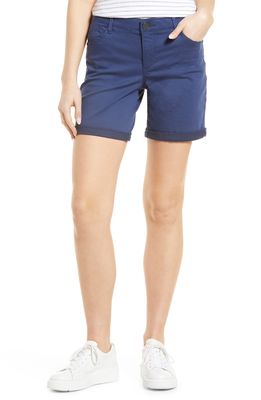 Wit & Wisdom 'Ab'Solution Stretch Twill Shorts in Coastal Blue