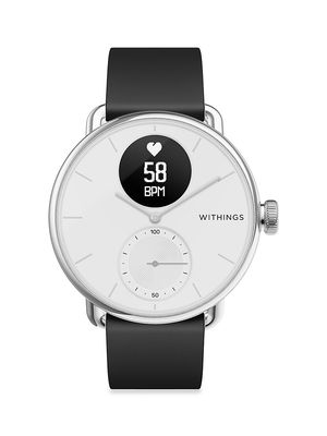Withings ScanWatch-Luxury Smartwatch with Health Tracking ECG, Heart Rate and Oximeter - 38mm - White - White