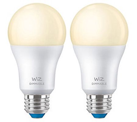 Wiz A19 Soft White Bulbs WiFi and Bluetooth 2pk