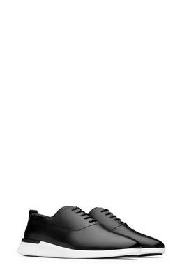 Wolf & Shepherd Crossover™ Longwing Plain Toe Oxford in Black /White