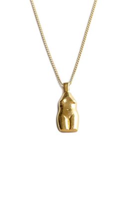 Wolf Circus x Rachel Saunders The Woman Vase Pendant Necklace in Gold
