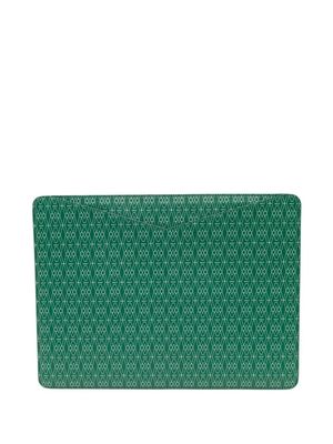 WOLF graphic-print laptop case - Green