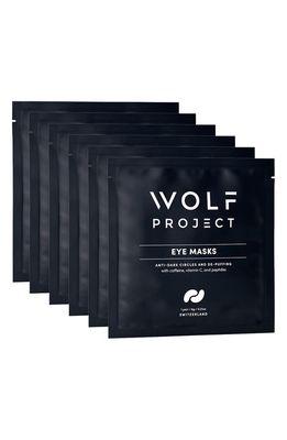 Wolf Project 5-Pair Eye Mask Boosters in Black