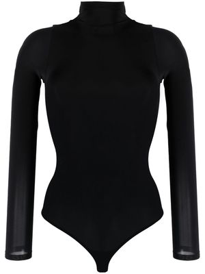 Wolford Buenos Aires String semi-sheer bodysuit - Black
