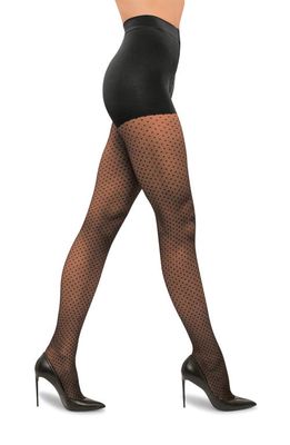 Wolford Control Dot Tights in Black