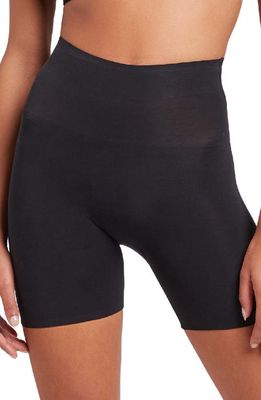 Wolford Cotton Contour Control Shaping Shorts in Black