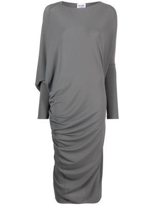Wolford draped-detail crepe dress - Grey