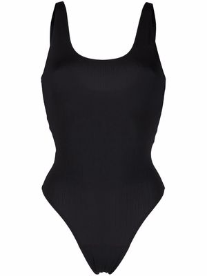 Wolford fine-ribbed body - Black