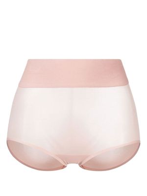 Wolford high-waisted full briefs - Pink