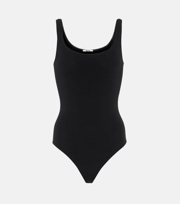 Wolford Jamaica stretch-cotton bodysuit black
