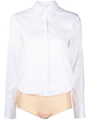 Wolford London shirt-style body - White