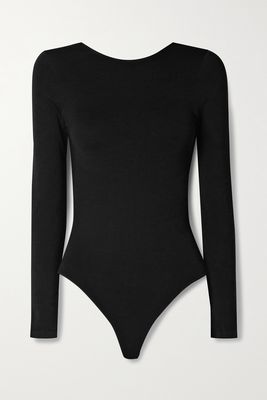 WOLFORD Dione paneled stretch-jersey bodysuits