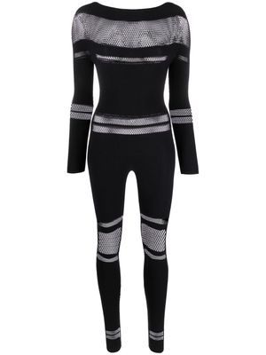 Wolford Net Lines jumpsuit - Black