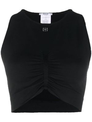 Wolford ruched-detailing performance top - Black