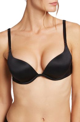 Wolford Sheer Touch Underwire Push-Up Demi Bra in Black