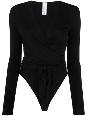 Wolford The Tied long-sleeved body - Black