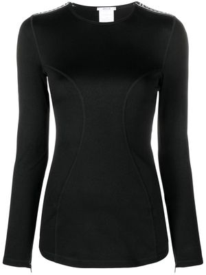Wolford thermal-knit long-sleeved top - Black