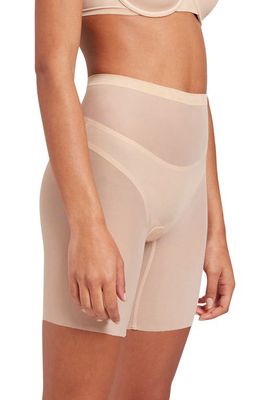 Wolford Tulle Control Shaper Shorts in Light Beige