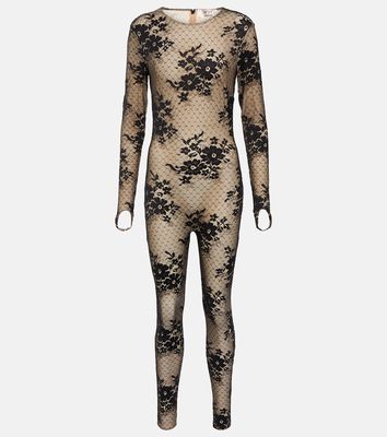 Wolford x N21 Pattie lace-paneled jumpsuit