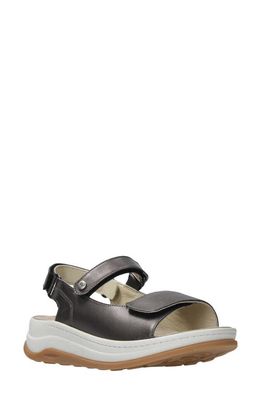 Wolky Adura Slingback Platform Sandal in Inox Biocare 