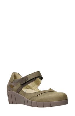 Wolky Charlotte Mary Jane in Olive