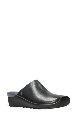 Wolky Go Wedge Clog in Black