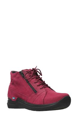 Wolky Why Water Resistant Sneaker in Oxblood 