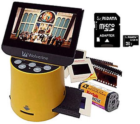 Wolverine Titan8-in-1 Film Converter w/ Screen, SD Card