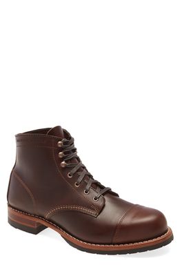 Wolverine World Wide 1000 Mile Cap Toe Boot in Brown Leather