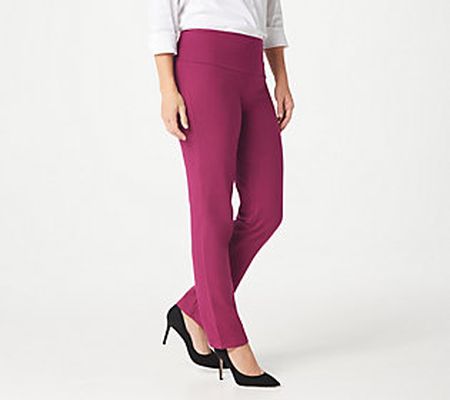 Women with Control Petite TUSHY LIFTER Slim Leg Pant