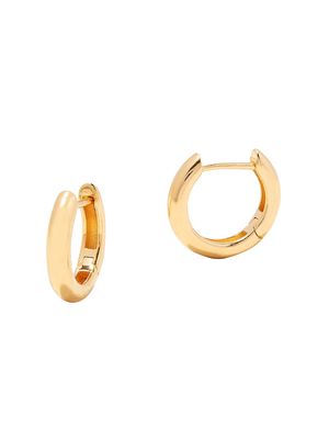 Women's 14K Gold-Vermeil Huggie Hoop Earrings - Yellow Gold
