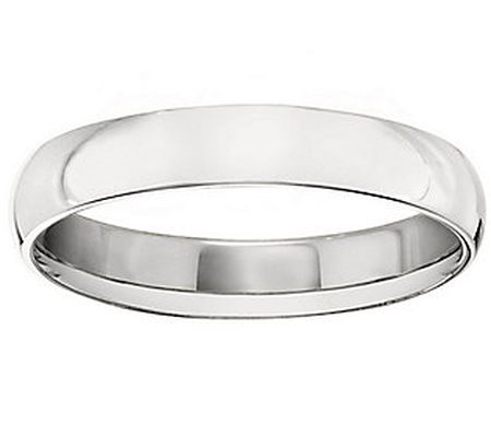 Women's 14K White Gold 4mm Comfort Fit Wedding and