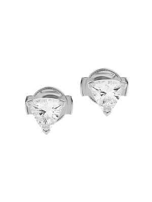 Women's 14K White Gold & 1 TCW Diamonds Stud Earrings - White Gold