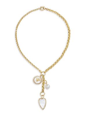 Women's 14K Yellow Gold & Multi-Gemstone Y Necklace - Yellow Gold