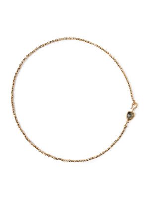 Women's 18K Gold-Plate & Labradorite Beaded Necklace - Labradorite - Labradorite