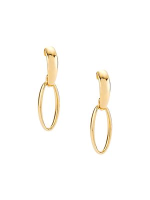 Women's 18K Gold-Plated Drop Earrings - Gold - Gold