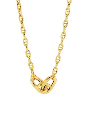Women's 18K Gold-Plated Mariner Chain Necklace - Gold - Gold