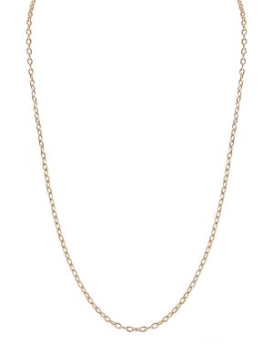 Women's 18K Rose Gold Chain Necklace - Rose Gold - Size 16 - Rose Gold - Size 16