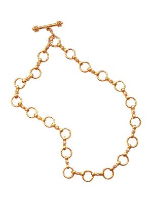 Women's 19K Yellow Gold & Diamond Celtic-Link Necklace - Yellow Gold - Yellow Gold